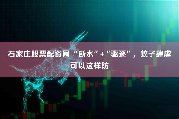 石家庄股票配资网 “断水”+“驱逐”，蚊子肆虐可以这样防