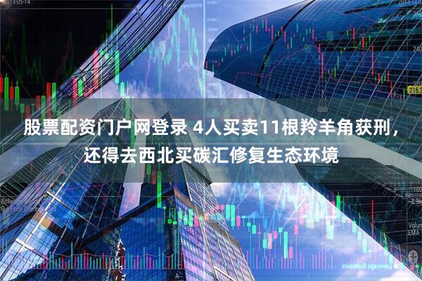 股票配资门户网登录 4人买卖11根羚羊角获刑，还得去西北买碳汇修复生态环境